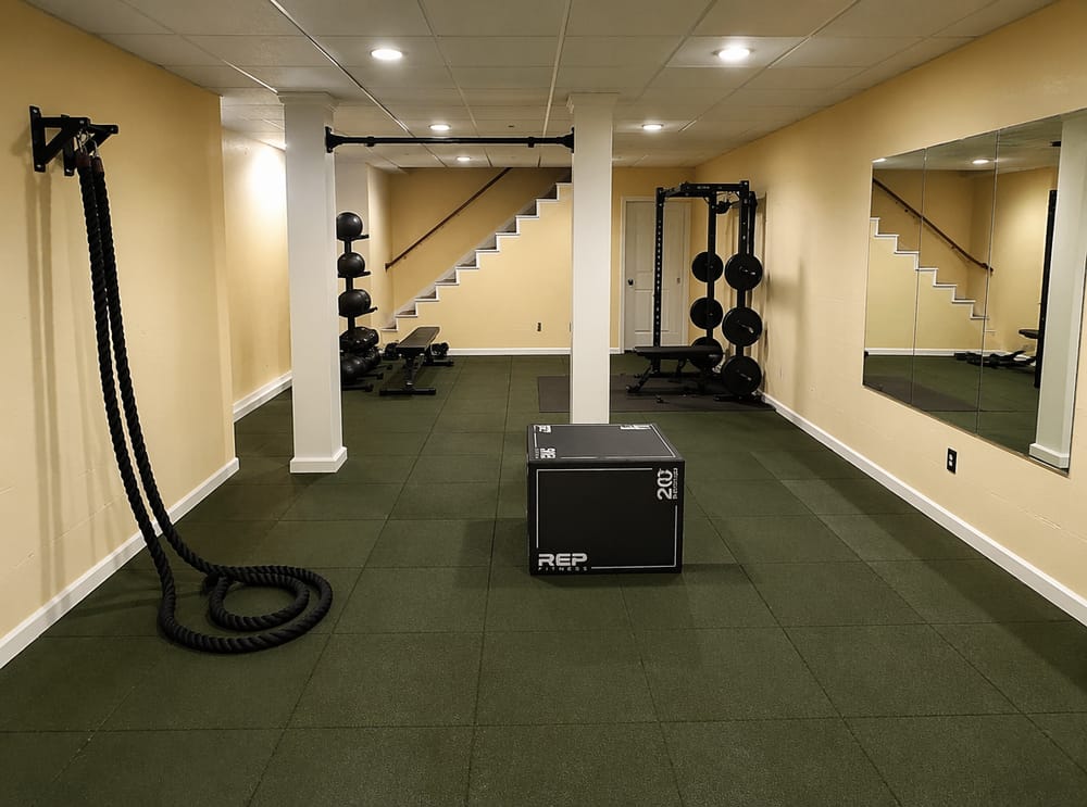 Corda da battaglia arrotolata a sinistra, plyo box al centro