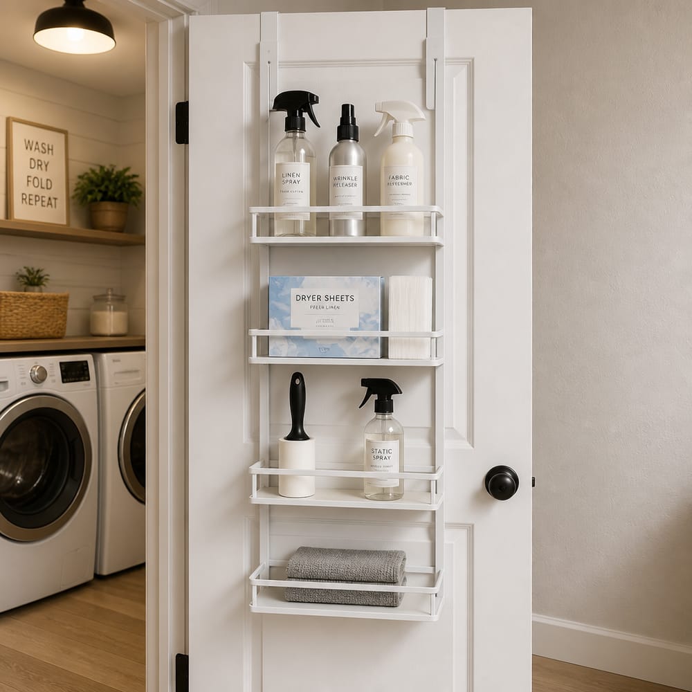 Over-the-door organizer using every inch of space
