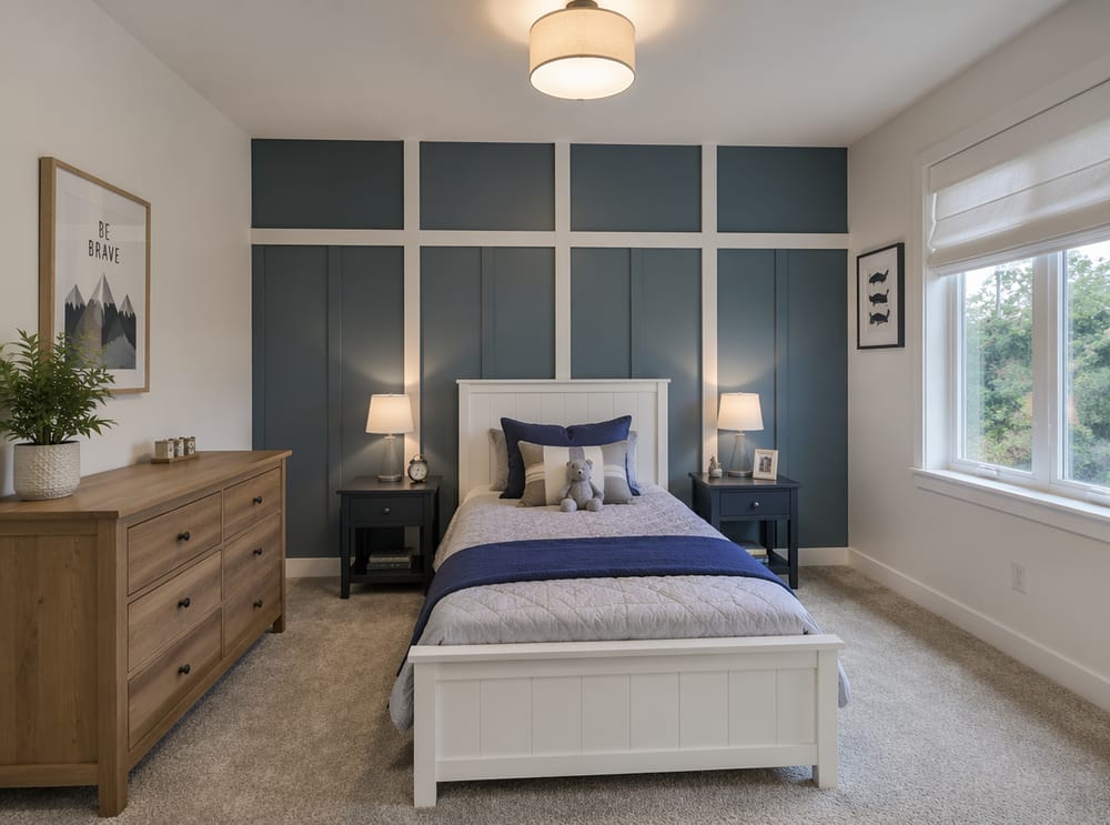 Boazeria sztorcowa w bieli na tle turkusowej podstawy