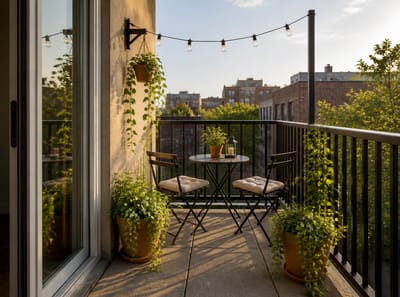 Ideas para patios en apartamentos que aprovechan al máximo un espacio exterior pequeño
