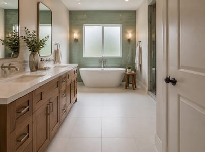 Ideas de Azulejos para Baños que Van Más Allá del Suelo