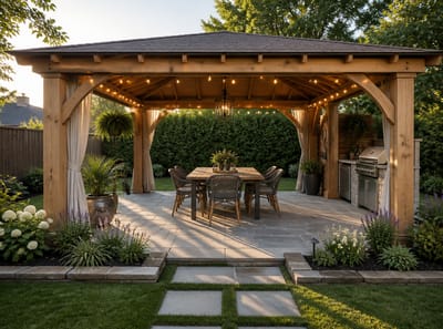 Ideas para Gazebos de Patio que Transforman tu Espacio Exterior en una Habitación Real