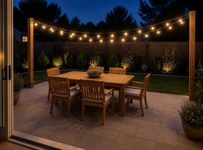 Ideas de Iluminación para Patios que Harán tus Noches al Aire Libre Irresistibles