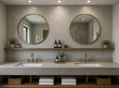 Ideas para Espejos de Baño que Hacen Más que Reflejar
