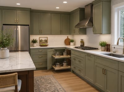 Ideas para Muebles de Cocina Esquinero que Aprovechan Cada Rincón