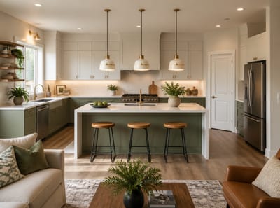 Ideas de iluminación para islas de cocina que funcionan tan bien como tu espacio