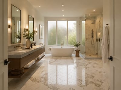 Ideas de Baños Principales de Lujo Que Se Sienten Pensadas, No Excesivas