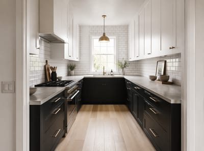 Ideas para Cocinas en Blanco y Negro que Perduran en el Tiempo