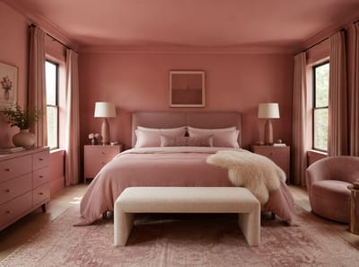 Ideas para Dormitorios Rosas que Sorprenden