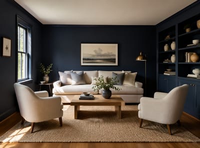 Ideas para Salas Azules que Funcionan: Desde las Paredes hasta los Muebles