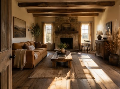 Ideas para Salas Rústicas con Encanto Natural, No Escenificadas