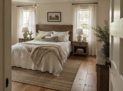 Ideas para Dormitorios de Estilo Casa de Campo que se Sienten Vivos y Cuidadosamente Diseñados