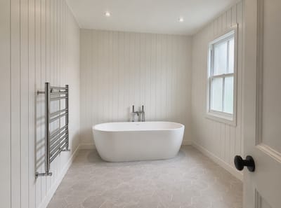 Ideas de Paneles para Paredes de Baño que Hacen Más que Proteger