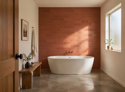 Ideas para paredes de acento en baños que marcan la diferencia