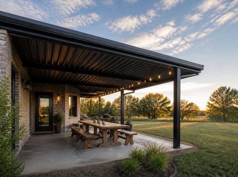 Idee per Coperture Patio Che Rendono lo Spazio Esterno Piacevole da Vivere