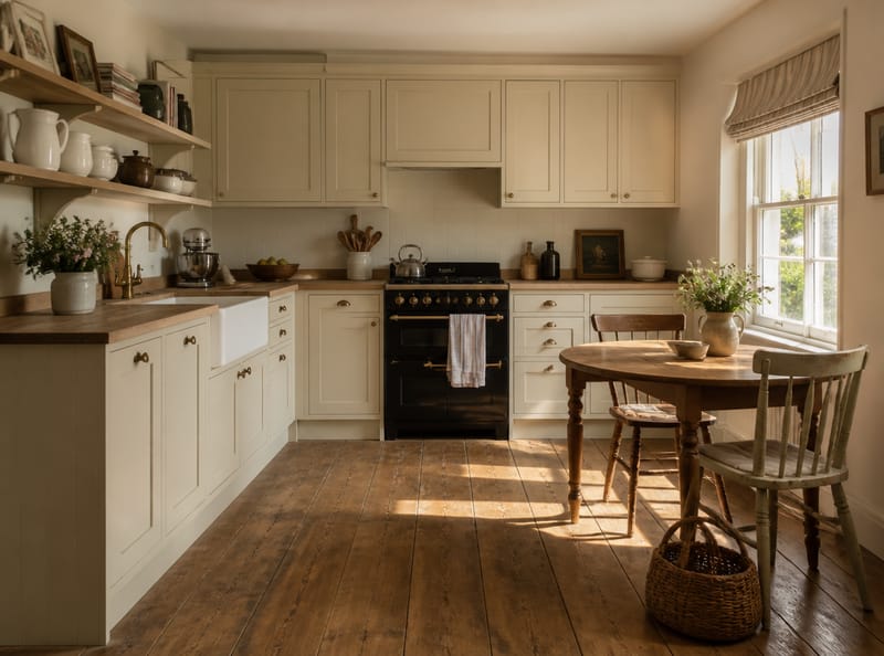 Idee per Cucine Cottage che Sembrano Davvero Abitate e in cui Vale la Pena Restare
