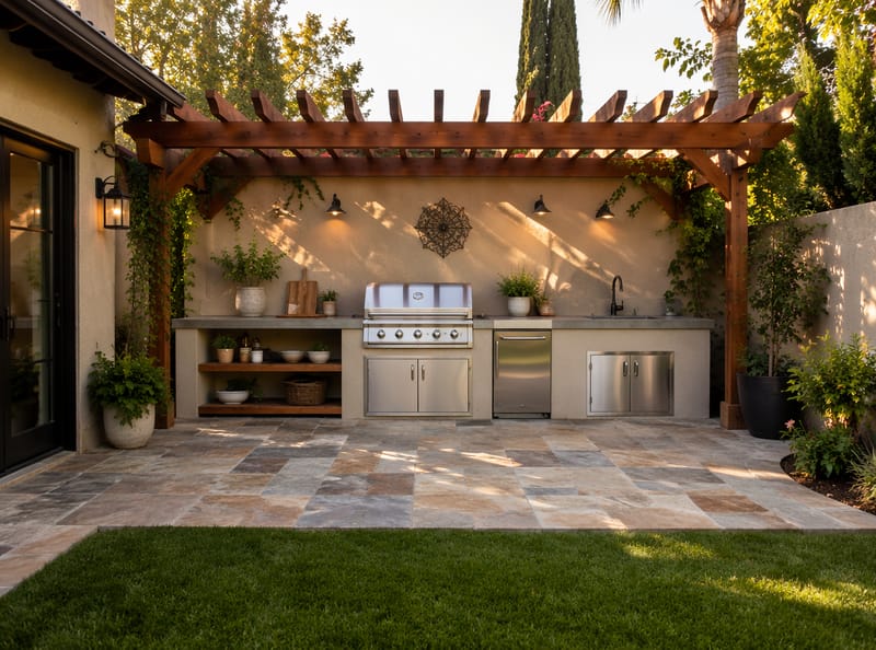 Ideas para Cocinas Exteriores que Harán que Aproveches tu Patio
