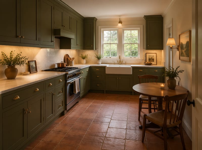 Ideas para Armarios de Cocina Verdes que Combinan con Toda tu Cocina