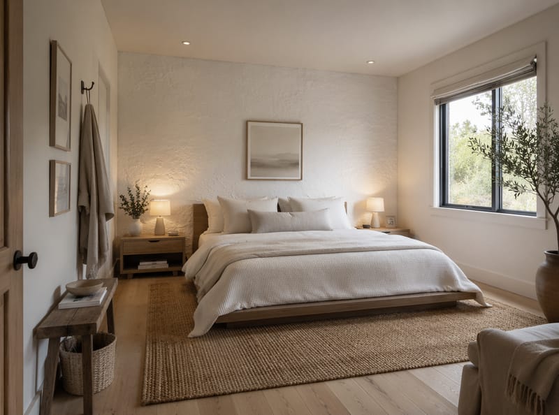 Idee per la Camera da Letto Bianca Calda e Accogliente