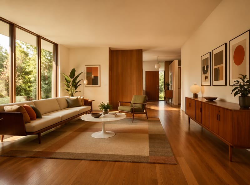 Mid-Century Modern Living Room Ideas That Hold Up Decades Later