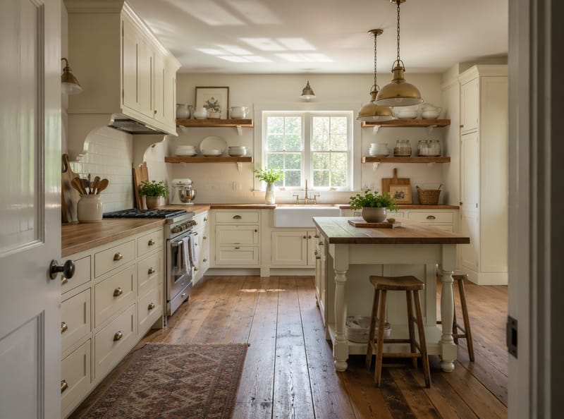 Ideas de Cocinas Farmhouse que se Sienten Vividas, No Montadas