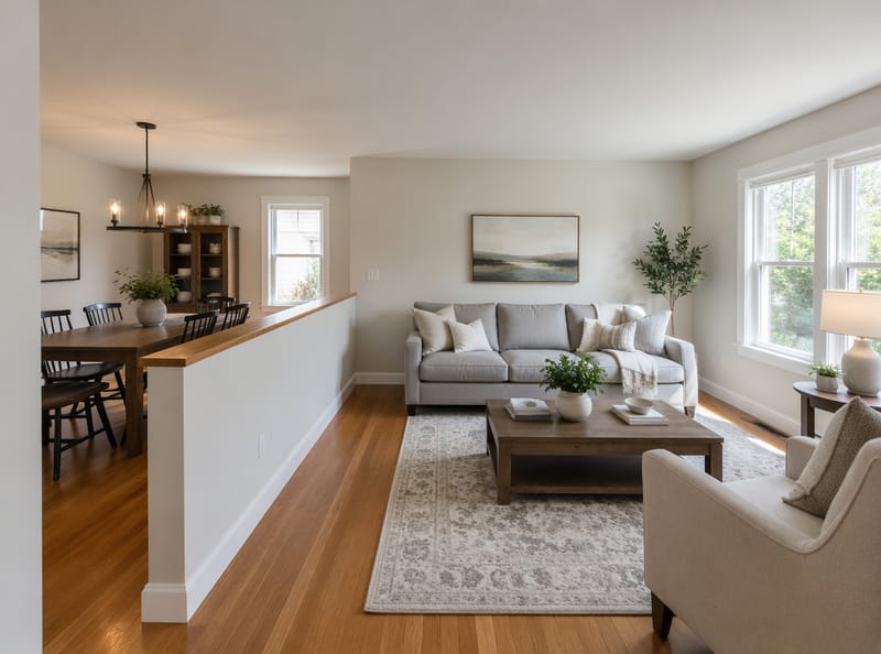 Room Divider Half-Wall Ideas That Define Space Without Closing It Off