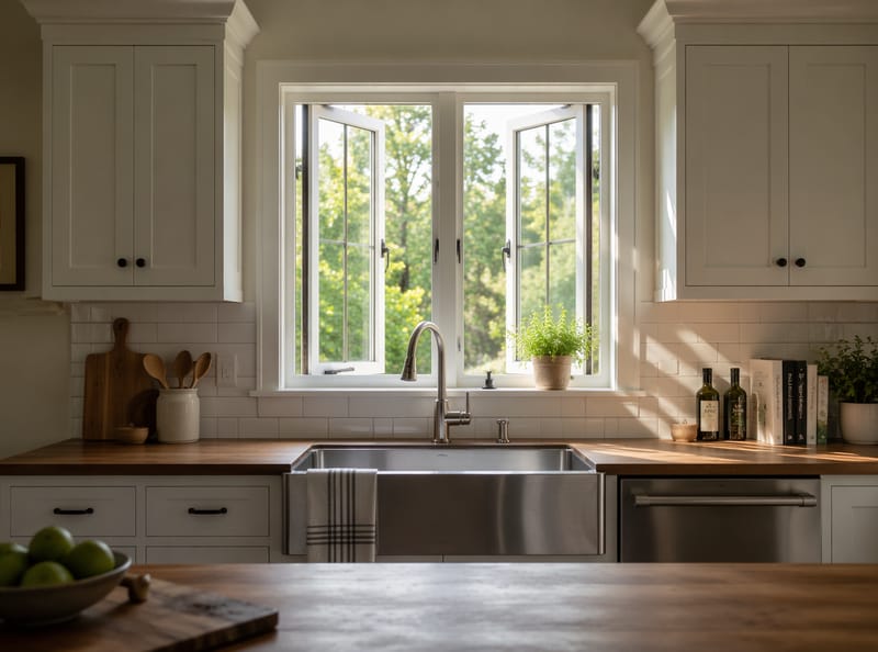 Ideas de ventanas para la cocina sobre el fregadero que realmente funcionan en el espacio